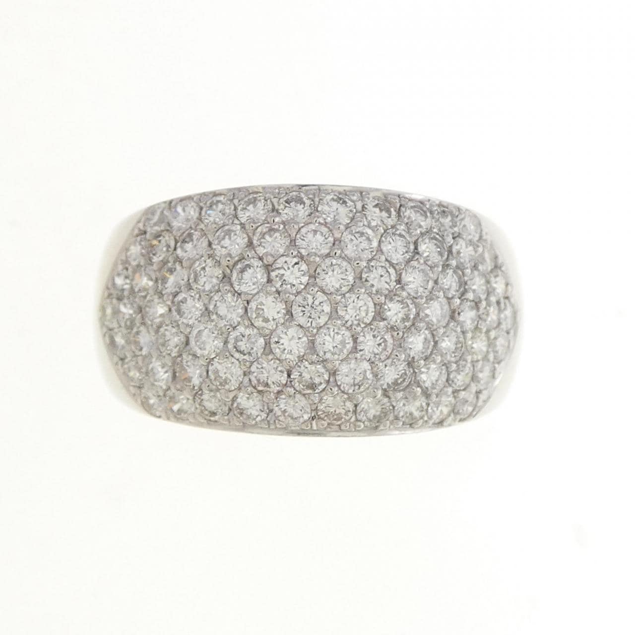 PT Pave Diamond Ring 1.36CT