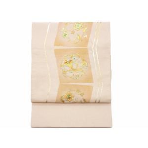 袋帯　綴織　金彩加工刺繍入り