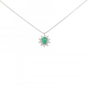 PT エメラルド ネックレス 0.15CT