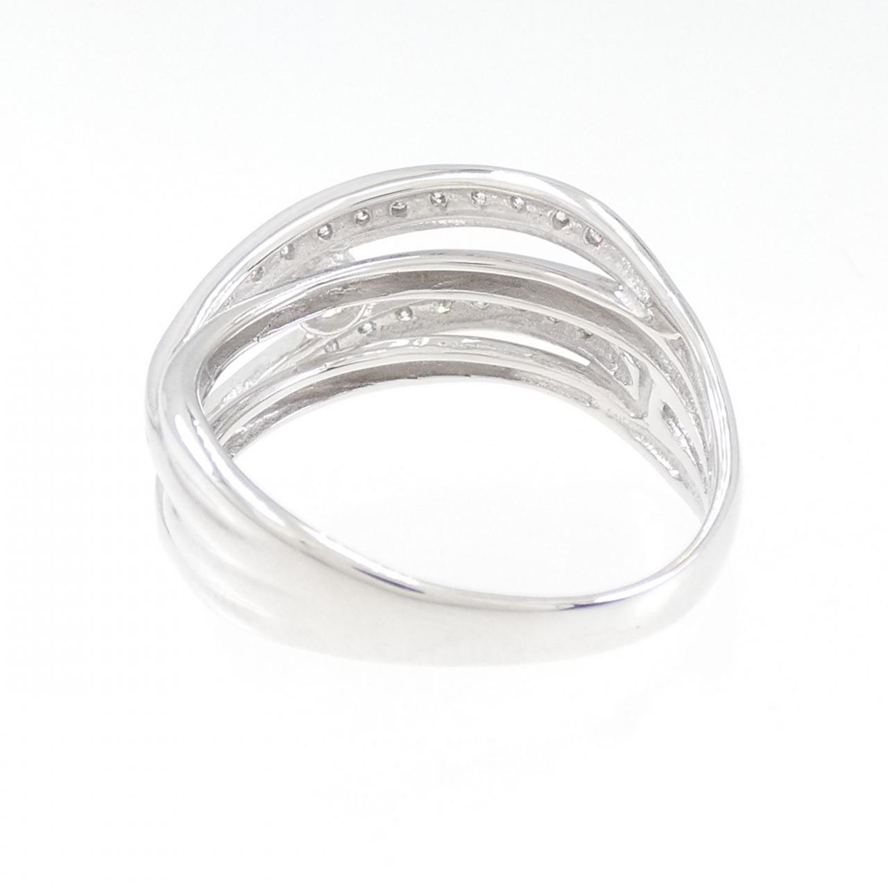 K18WG ダイヤモンド リング 0.30CT