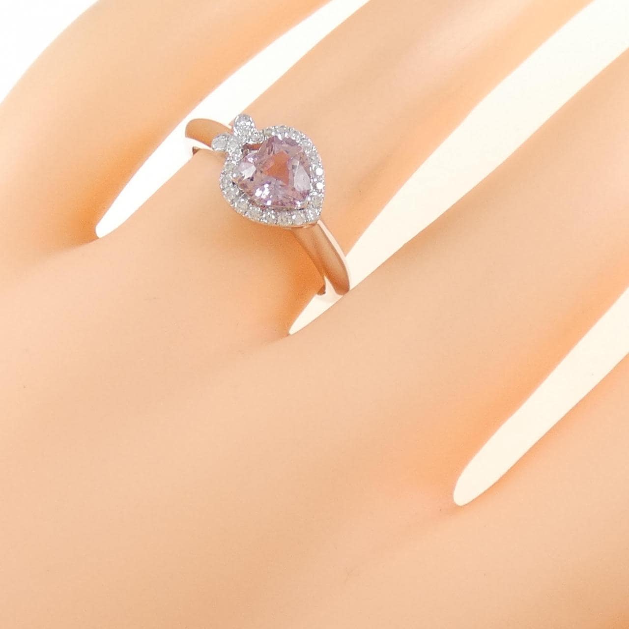 K18WG トルマリン リング 0.66CT