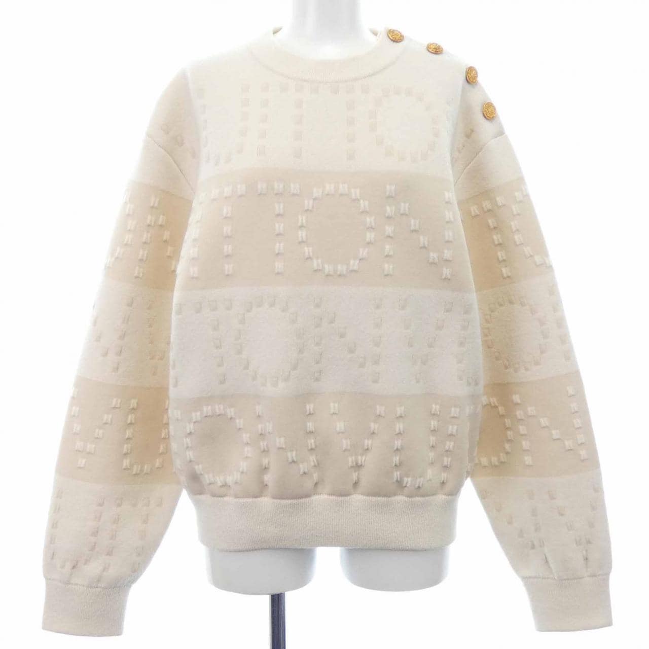 ルイヴィトン LOUIS VUITTON シグネチャーチャンキーストライププルオーバー FOKL31U39 ニット