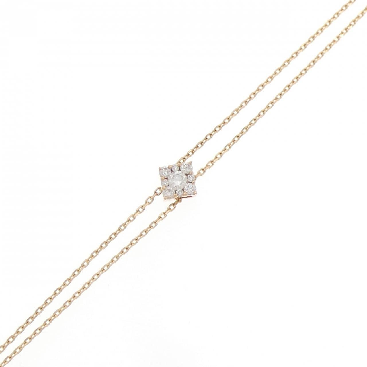 K18YG ダイヤモンド ブレスレット 0.20CT