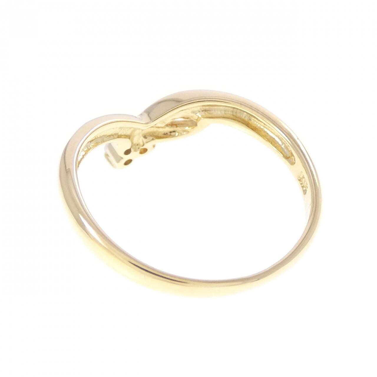 K18YG ダイヤモンド リング 0.05CT