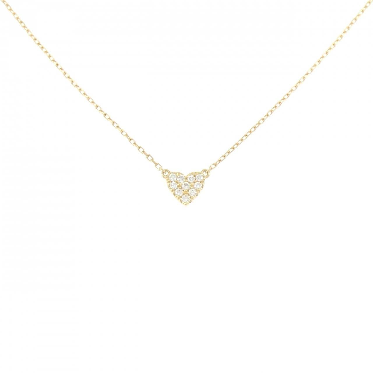 アーカー ハートパヴェ ネックレス 0.05CT