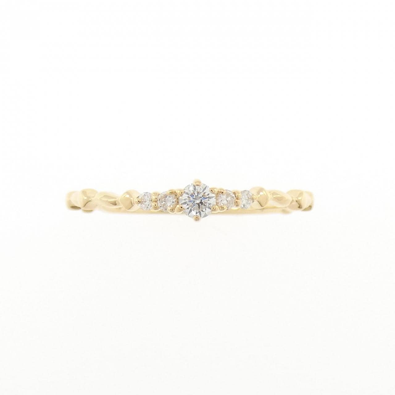 アガット ダイヤモンド リング 0.08CT