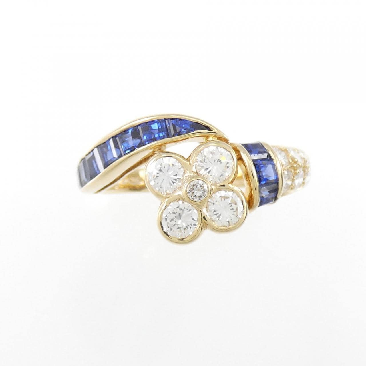 MOUAWAD Flower Sapphire Ring 0.86CT