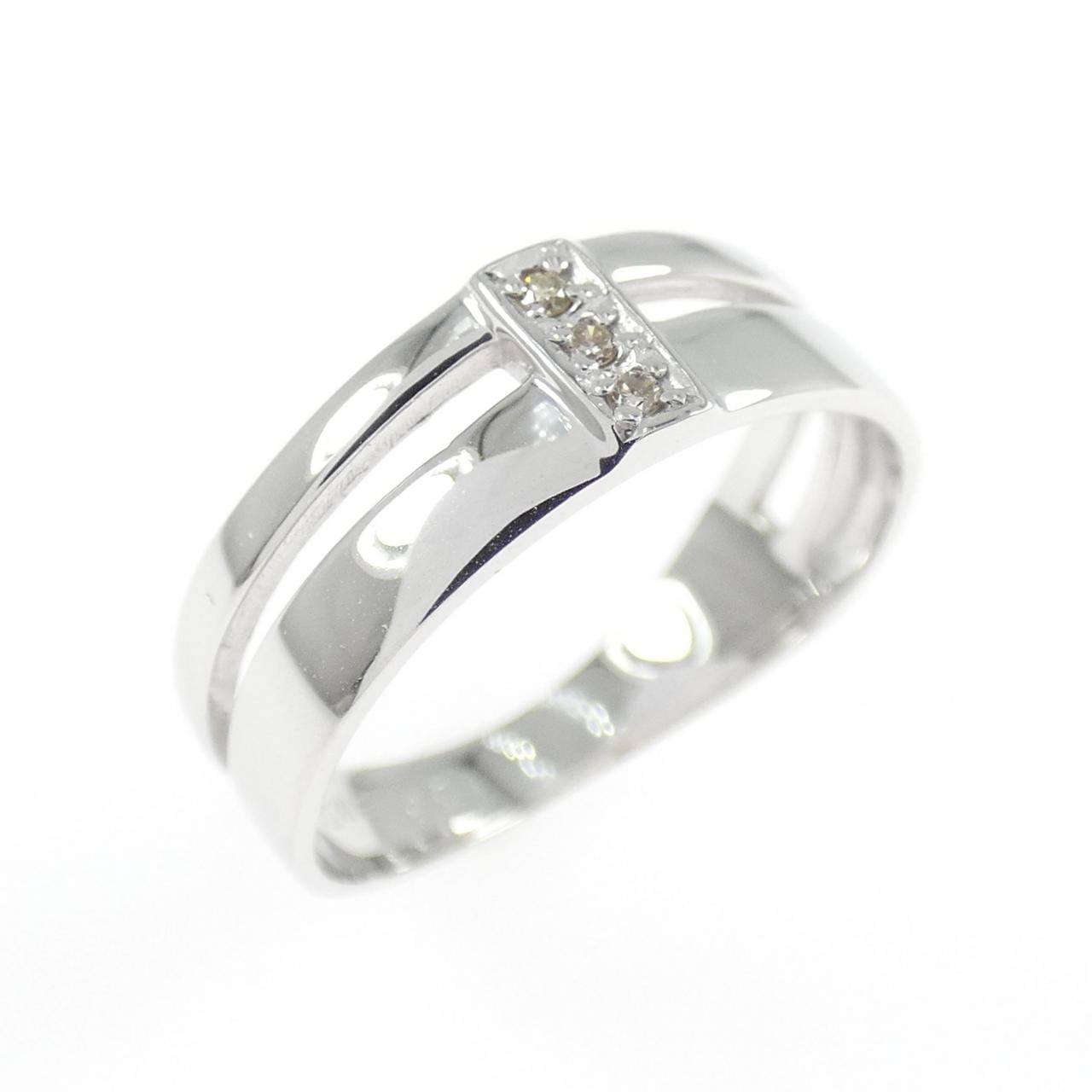 K10WG ダイヤモンド リング 0.01CT