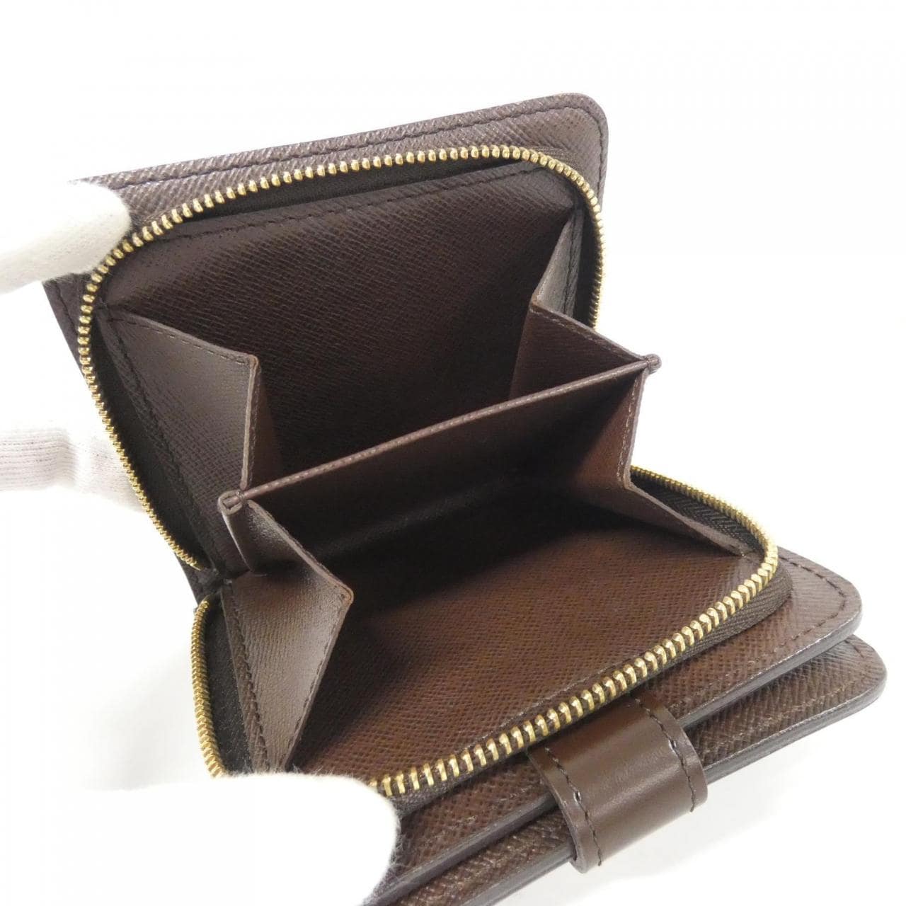 ルイヴィトン ダミエ コンパクト ジップ N61668 財布