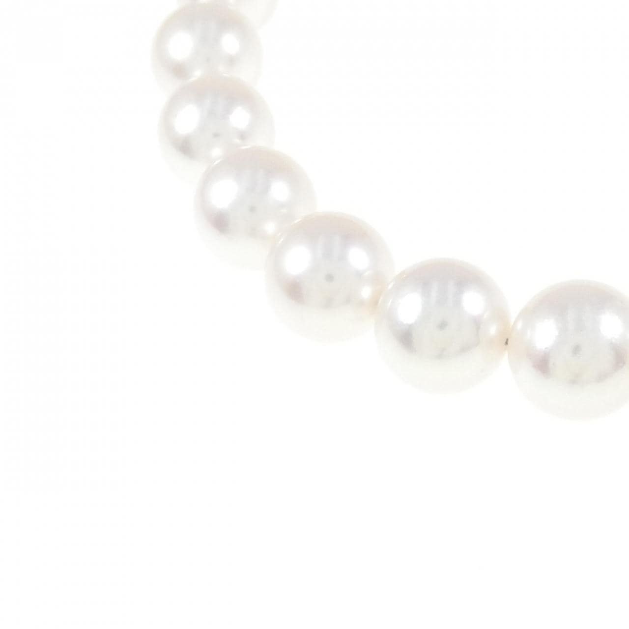 [BRAND NEW] Silver Clasp Akoya Pearl Necklace 8.5-9.0mm
