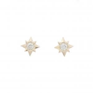 【リメイク】K10YG ダイヤモンド ピアス 0.14CT