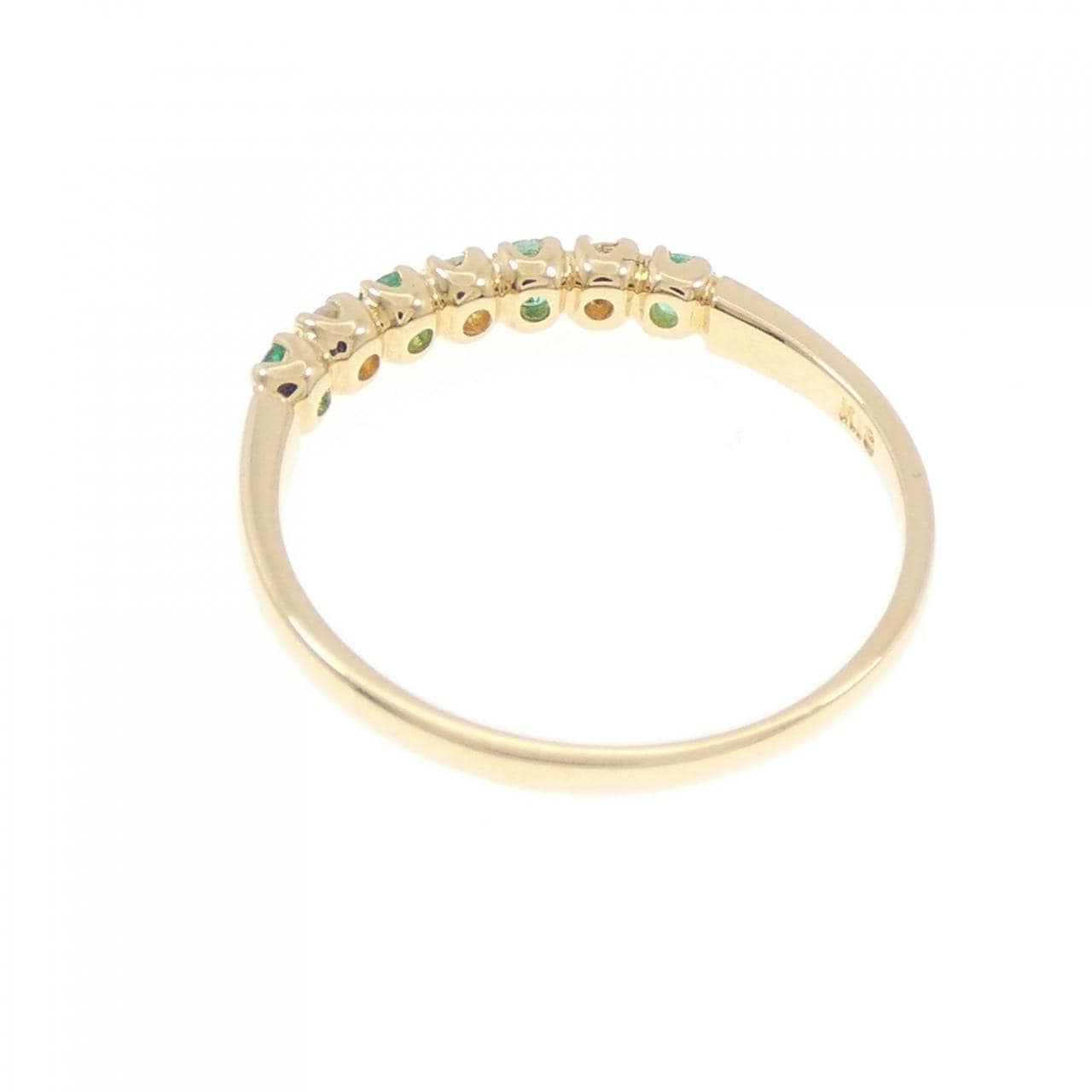 K18YG エメラルド リング 0.15CT