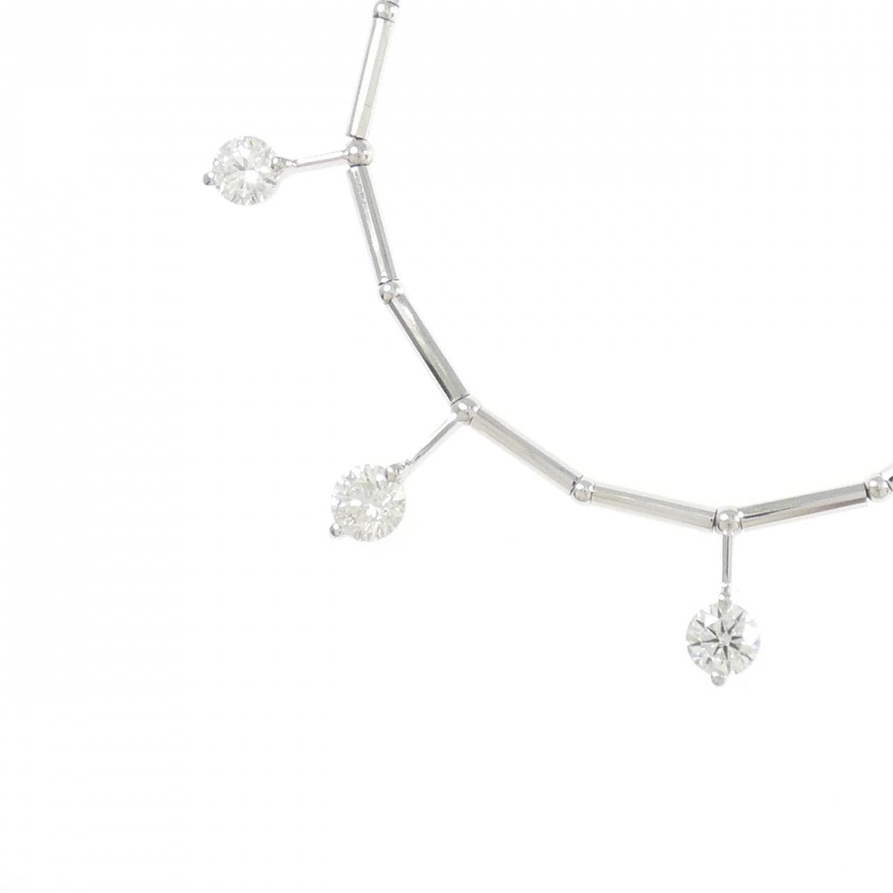 PT900/PT850 ダイヤモンド ネックレス 2.00CT