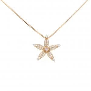 モニッケンダム フラワー ピンクダイヤモンド ネックレス 0.06CT