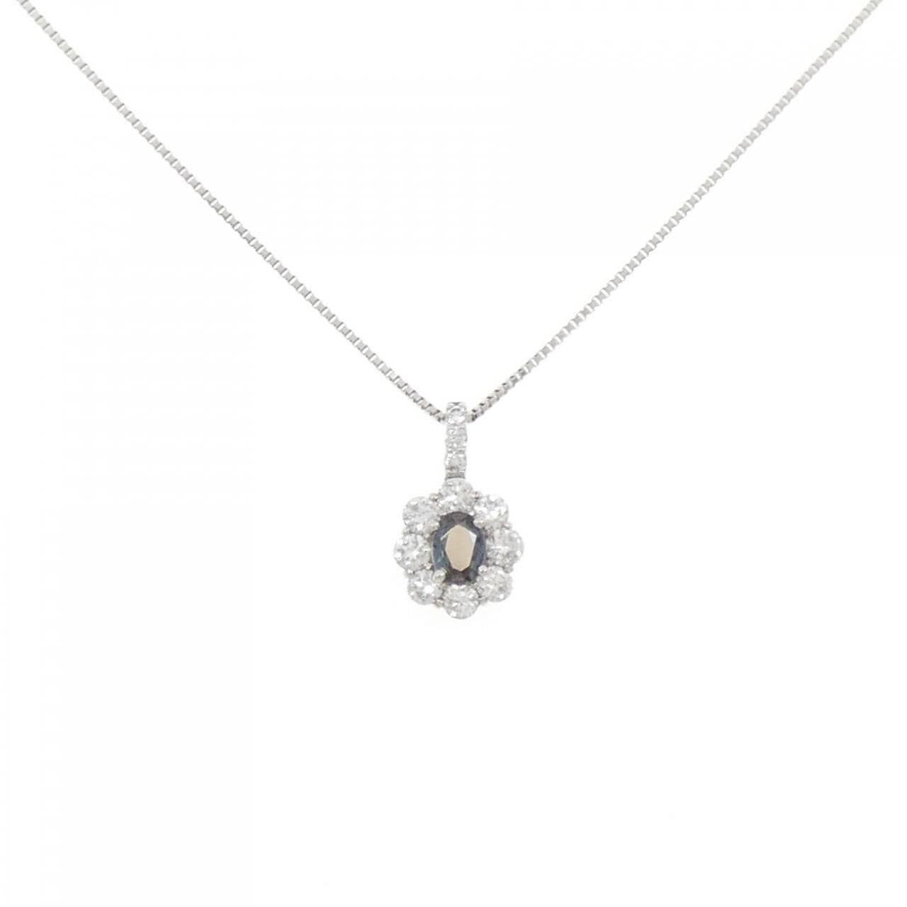 PT900/PT850 Alexandrite Necklace 0.22CT
