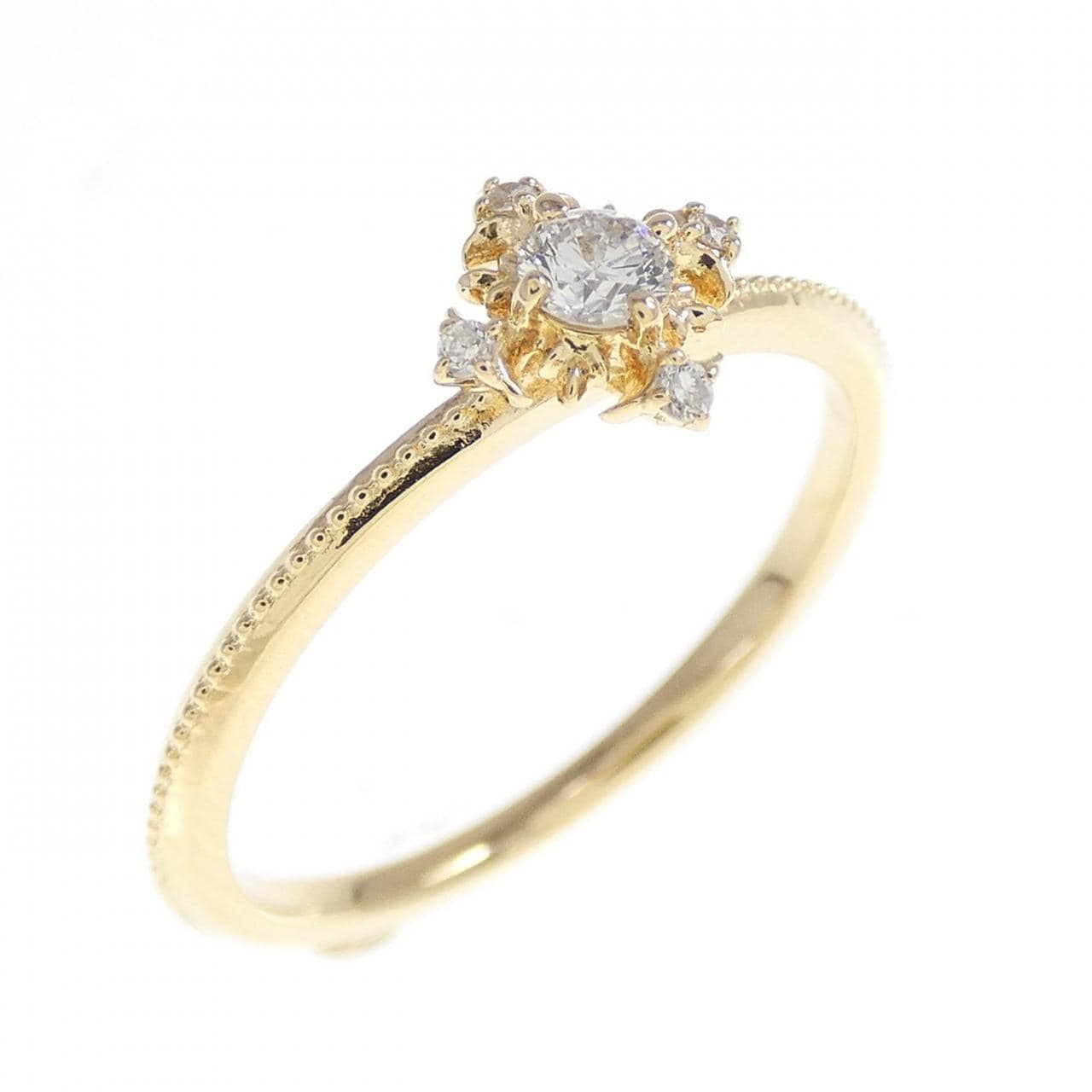 アガット ダイヤモンド リング 0.08CT