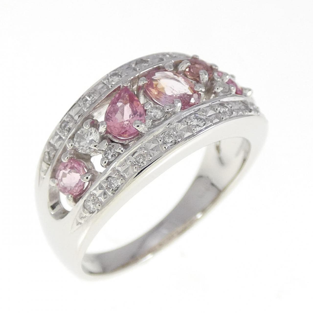 PT サファイヤ リング 0.94CT