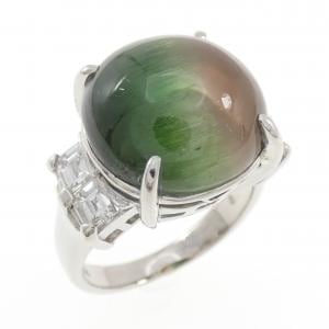 PT900 トルマリンキャッツアイ リング 13.35CT