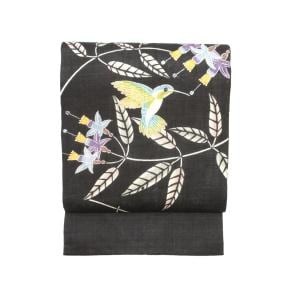 【新品】夏名古屋帯　【栗山吉三郎】