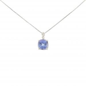 PT900/PT850 タンザナイト ネックレス 1.18CT