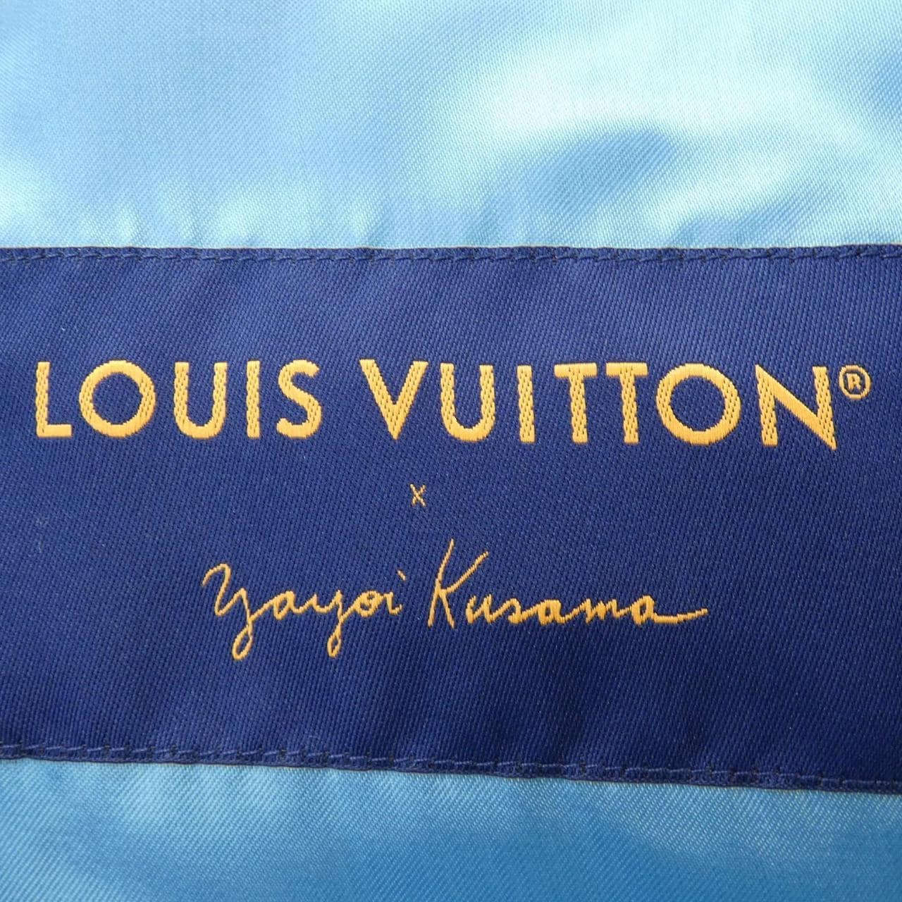 ルイヴィトン LOUIS VUITTON LV×YK エンブロイダードフェイスバーシティブルゾン HOL30EVN6 草間彌生 スタジャン