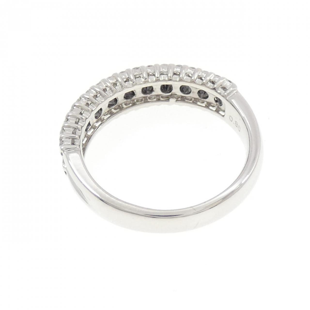 K18WG ダイヤモンド リング 0.80CT