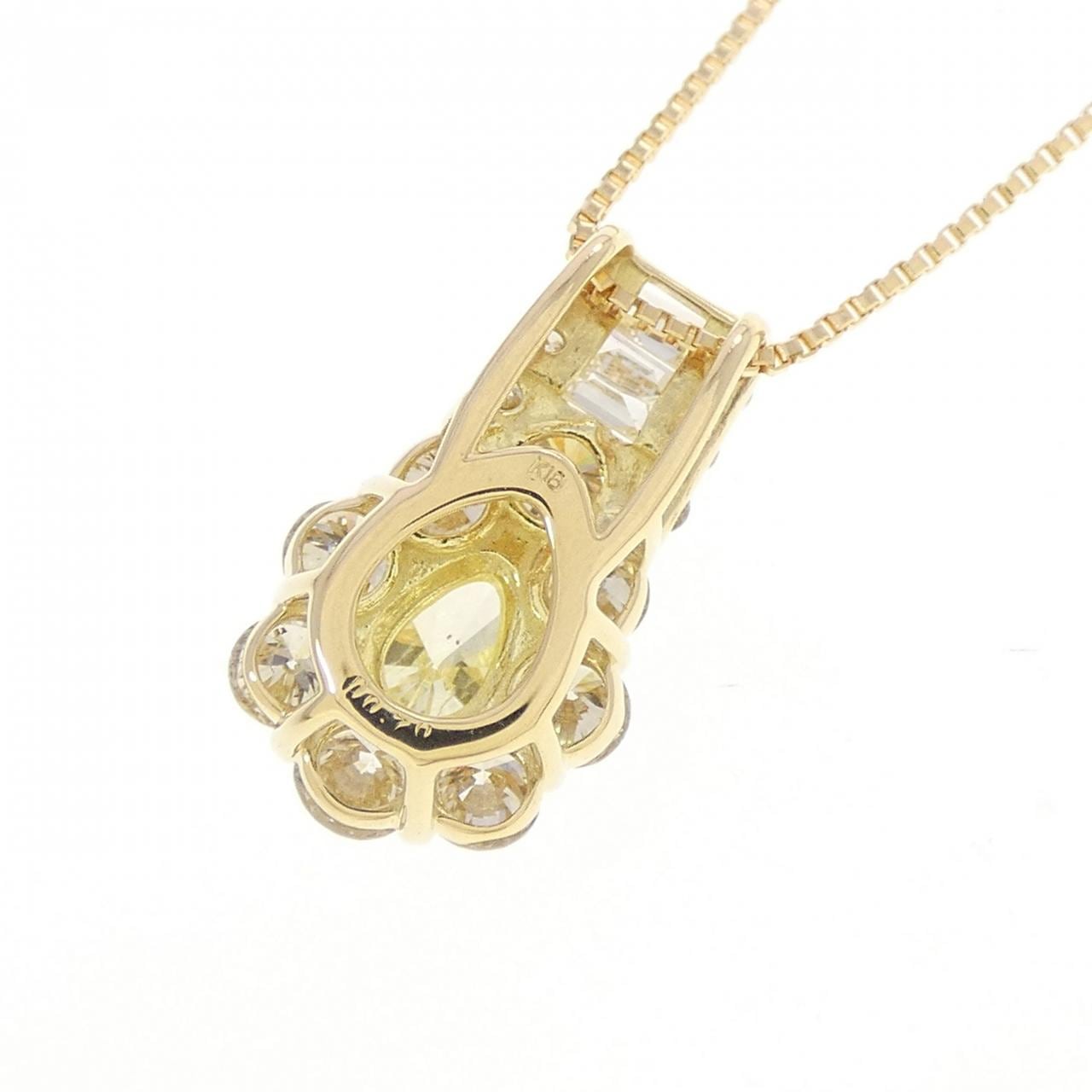 K18YG ダイヤモンド ネックレス 0.70CT