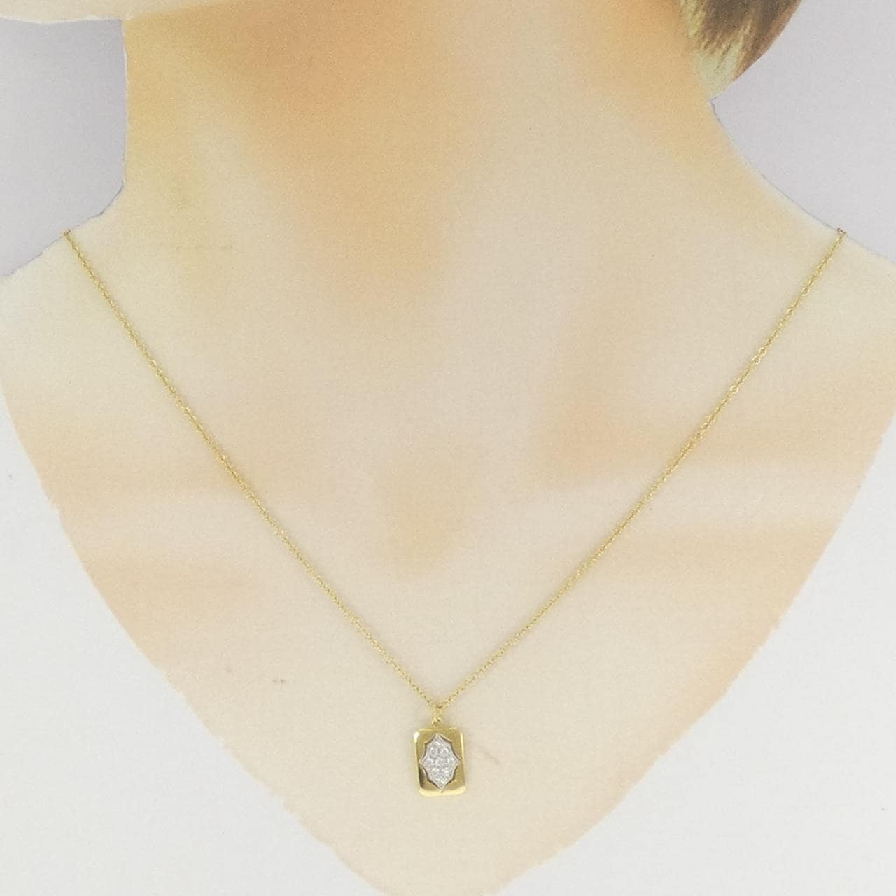 Ham Diamond Necklace 0.11CT