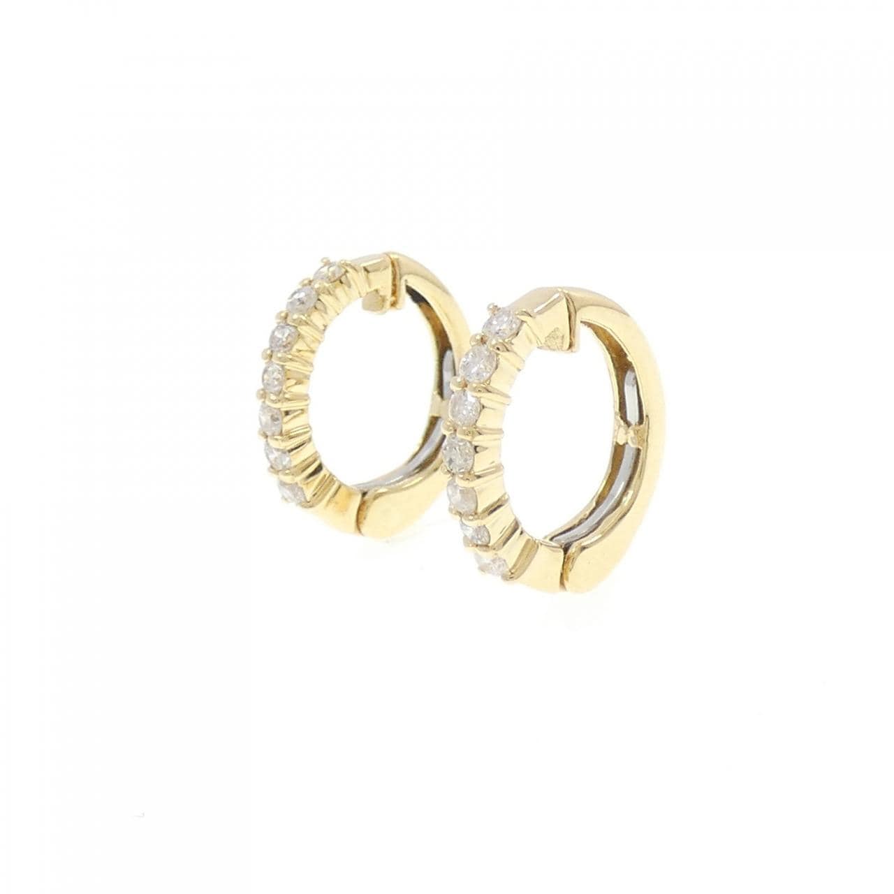 K18YG ダイヤモンド イヤリング 0.30CT