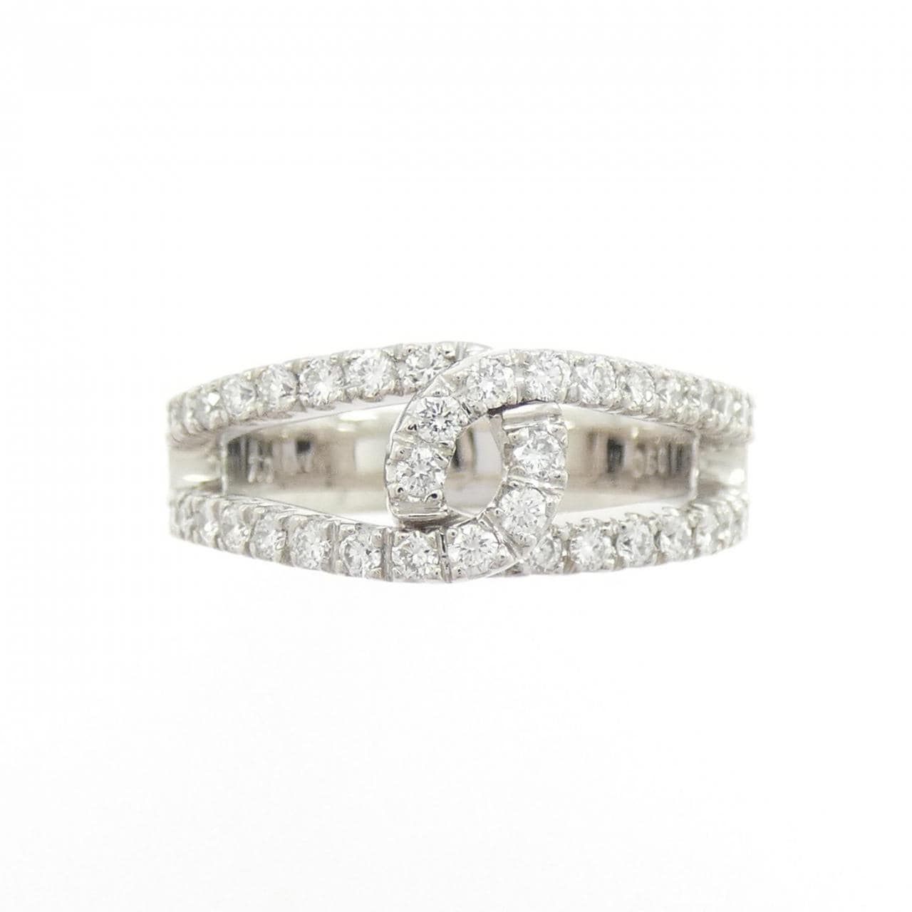 750WG ダイヤモンド リング 0.60CT