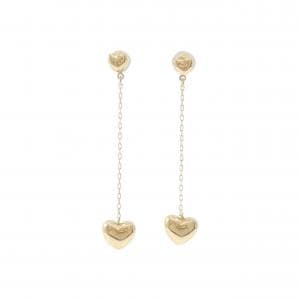 K18YG ハート ピアス