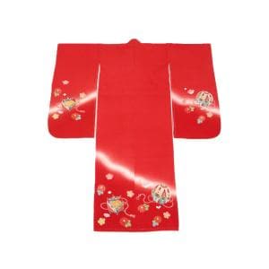 【未使用品】子供　女の子四ツ身