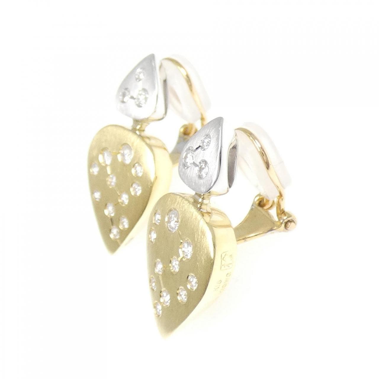 Hisa Kenji钻石耳夹0.61克拉