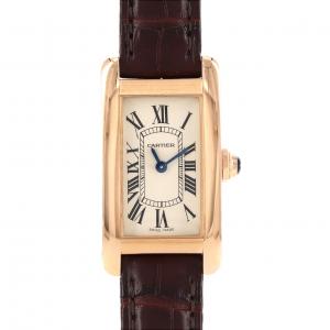 Cartier Tank American SM PG W2607456 PG/RG Quartz