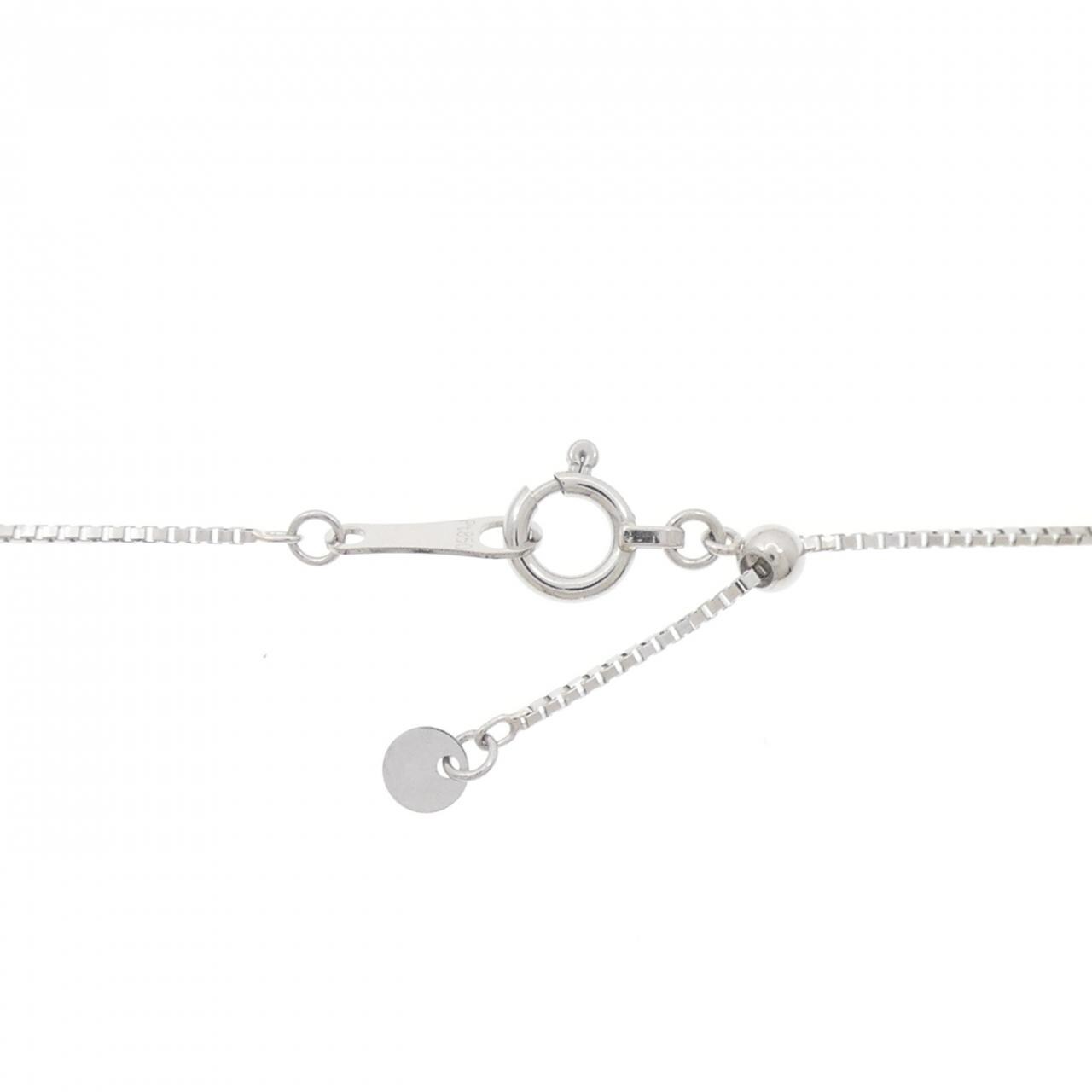 PT900/PT850 ルビー ネックレス 0.58CT