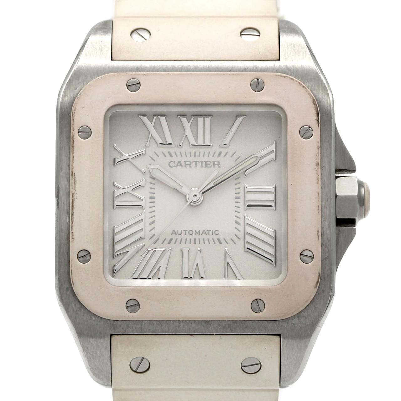 【ノーメンテナンス還元価格】カルティエ サントス100MM W20122U2 SS 自動巻