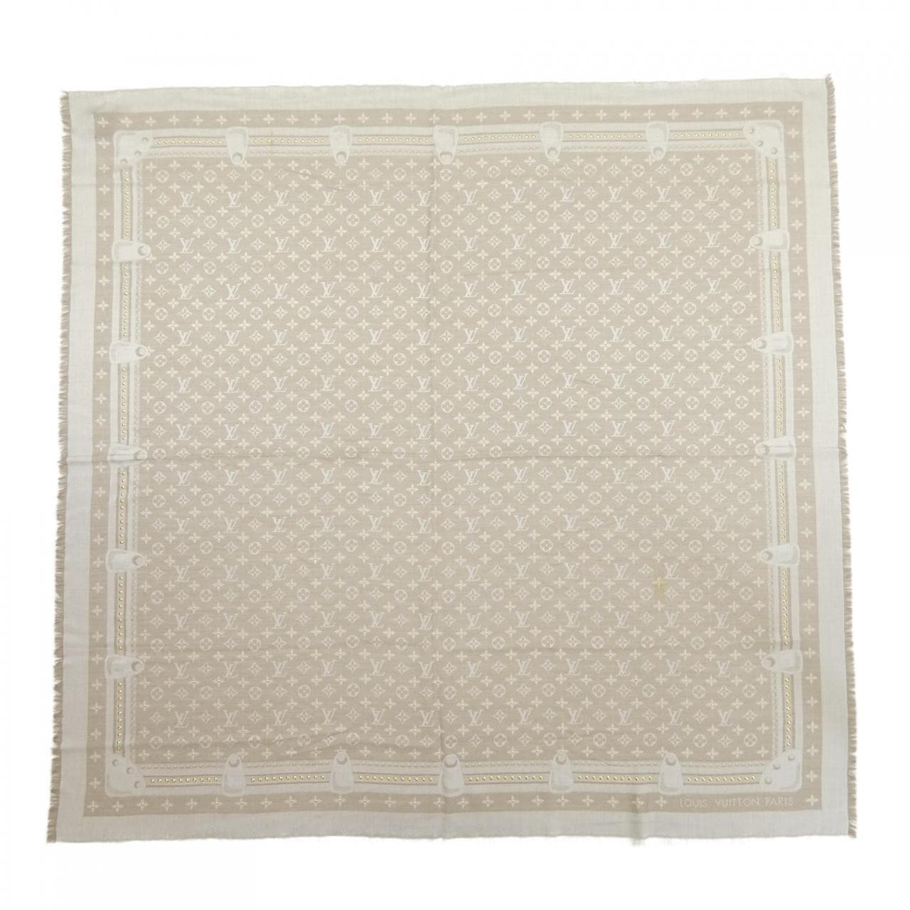 ルイヴィトン LOUIS VUITTON モノグラム スタッディ デニム M73699 ショール