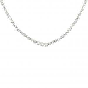 K18WG ダイヤモンド ネックレス 2.00CT