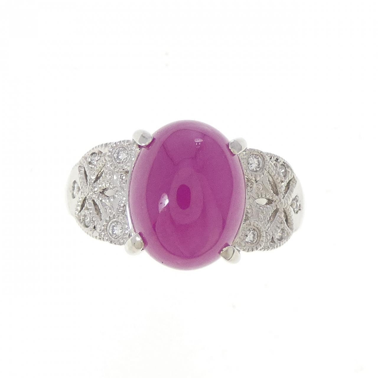 PT900 ルビー リング 5.85CT