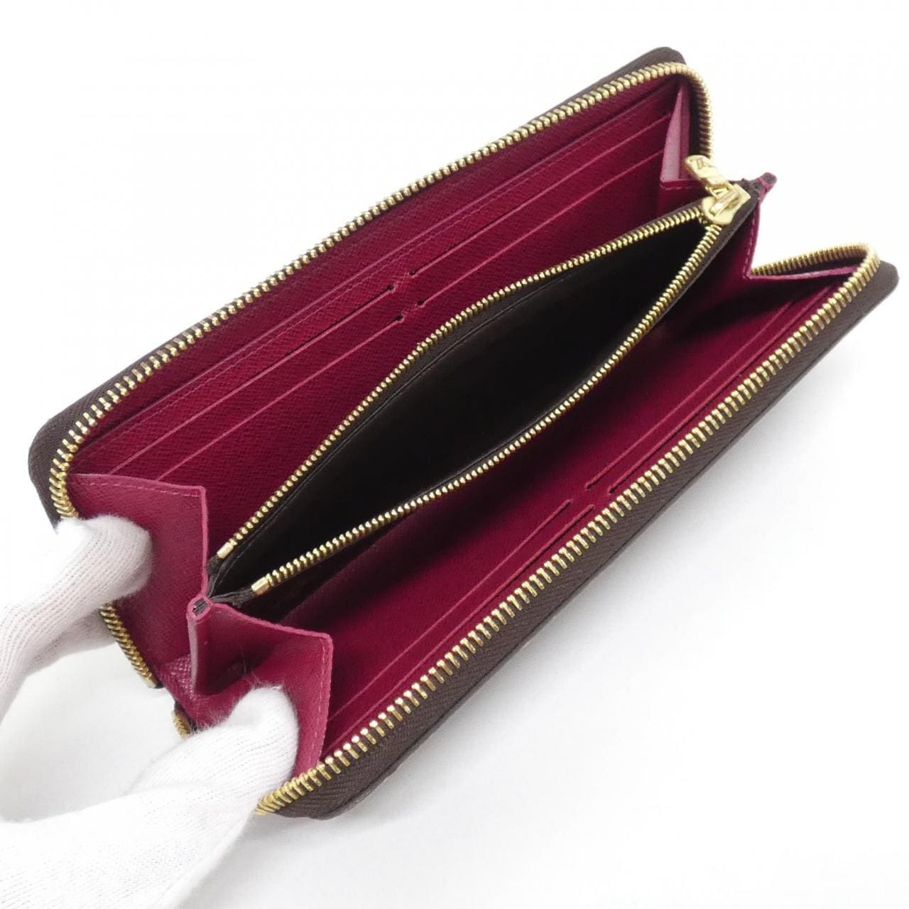LOUIS VUITTON Monogram Portefeuille Clemence M60742 Wallet
