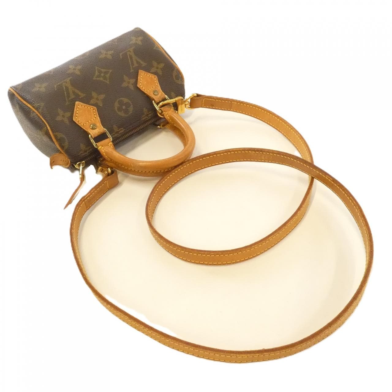 ルイヴィトン モノグラム ミニ スピーディ M41534+J00145 ボストンバッグ