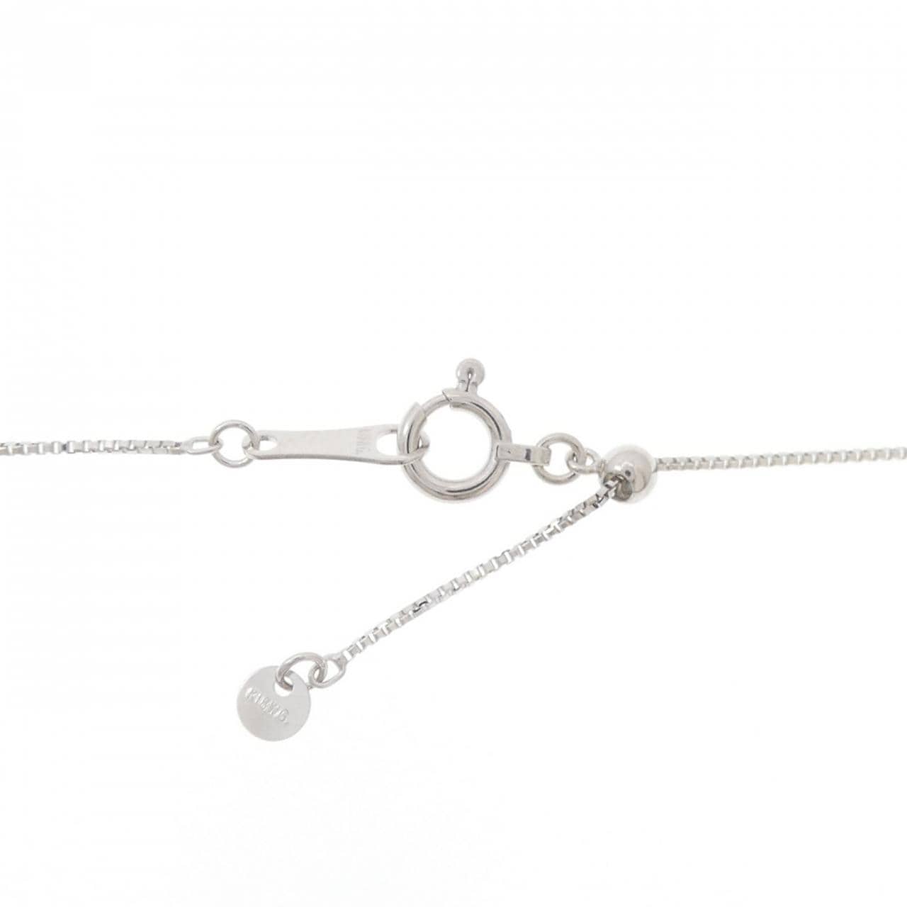 K18WG ダイヤモンド ネックレス 0.50CT