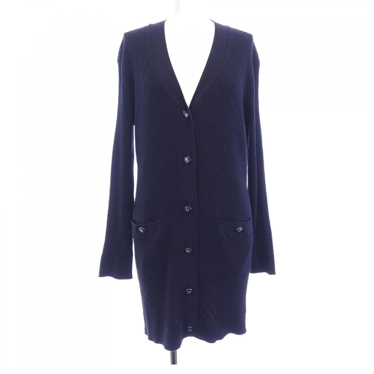 シャネル CHANEL P45654K05721 13P ロングカーディガン