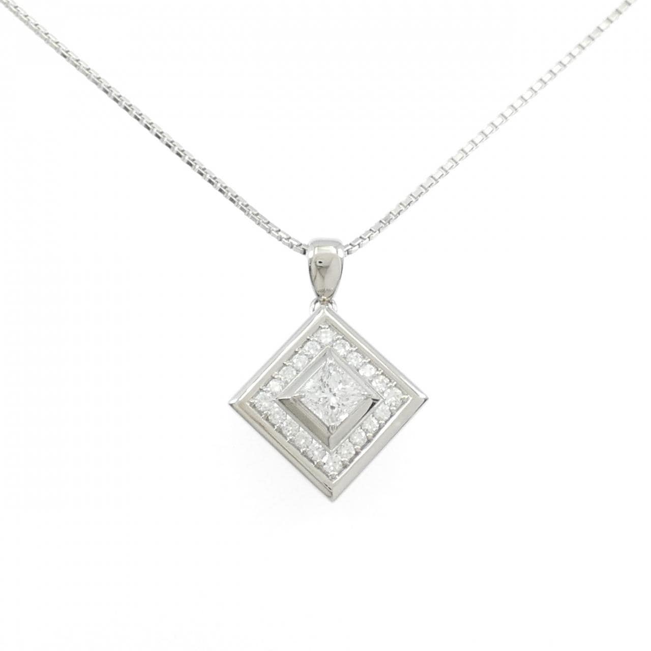 PT900/PT850 ダイヤモンド ネックレス 1.02CT