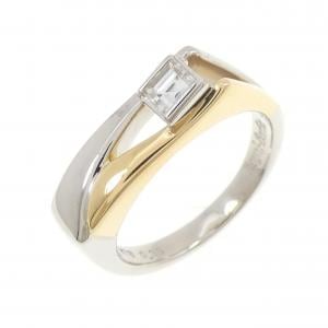 PT900/K18YG ダイヤモンド リング 0.36CT
