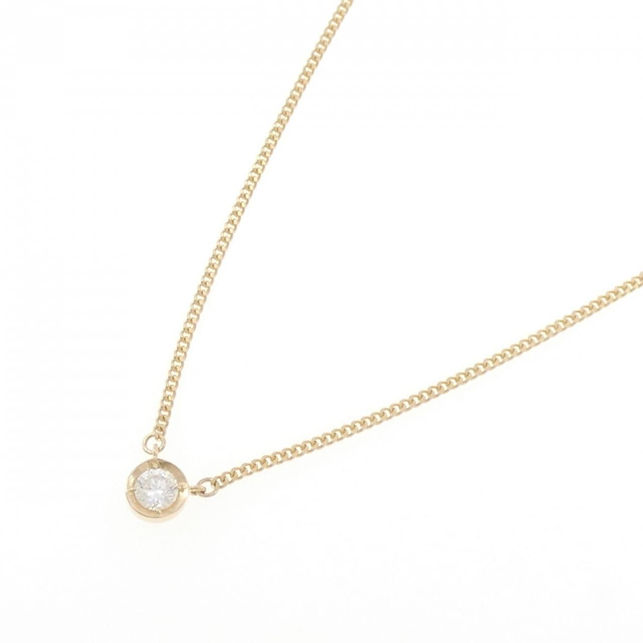 K18YG ダイヤモンド ネックレス 0.28CT