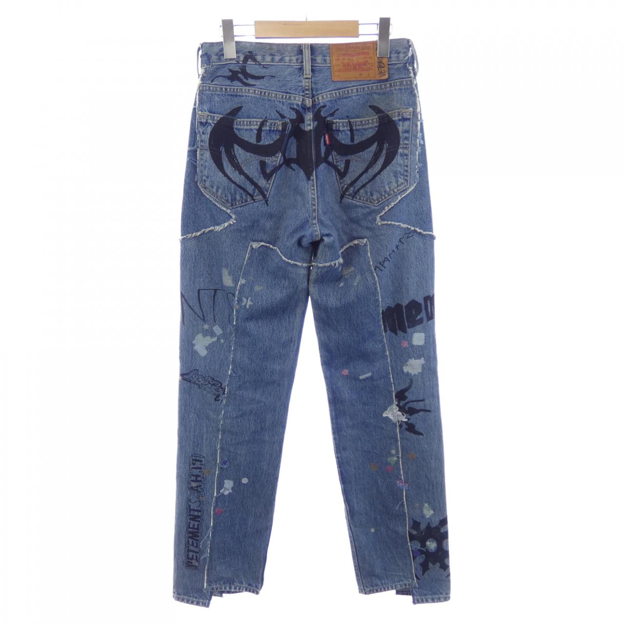 ヴェトモン VETEMENTS WAH19PA105/LEVI'S ジーンズ