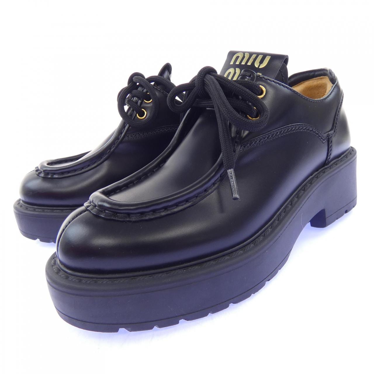 ミュウミュウ MIU MIU FUME レースアップ 5E964D シューズ