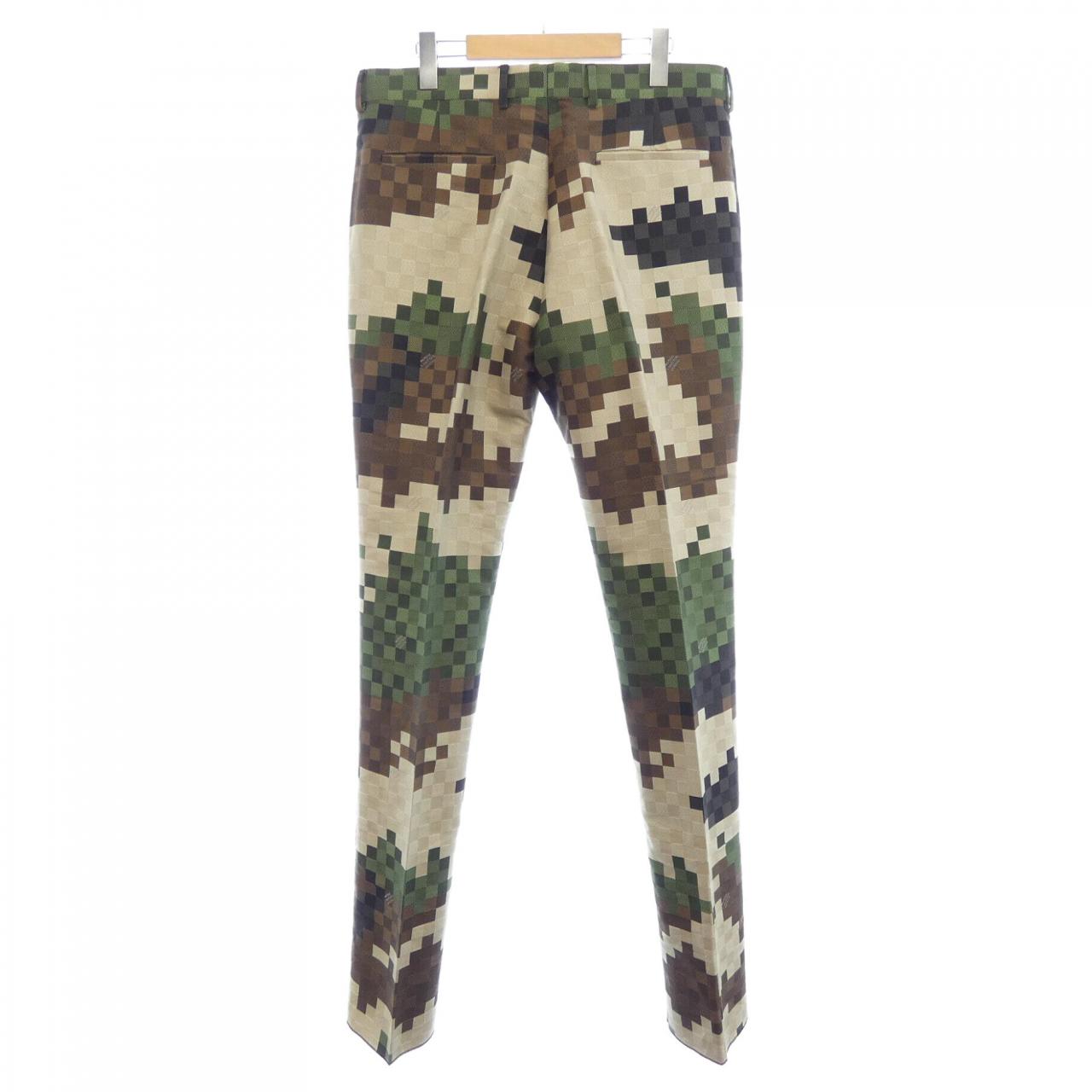 ルイヴィトン LOUIS VUITTON テーラードコットンダミエシガレットパンツ HQP60WHSB パンツ