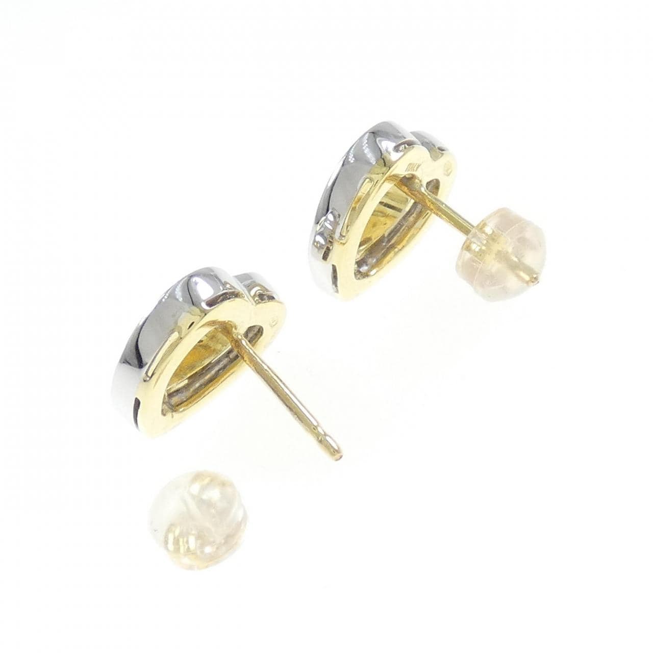 750YG/750WG/K18YG Diamond earrings 0.38CT
